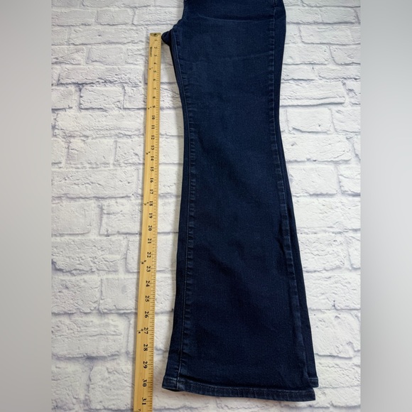 NYDJ Barbara Bootcut Dark Indigo Flare Jeans w/Lift Tuck Technology. Size 16. - Picture 6 of 7